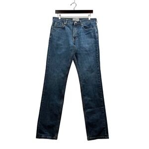 Everlane Slim Jeans Women 32x32 Dark Blue Stretch Denim Clean Classic Fit Modern